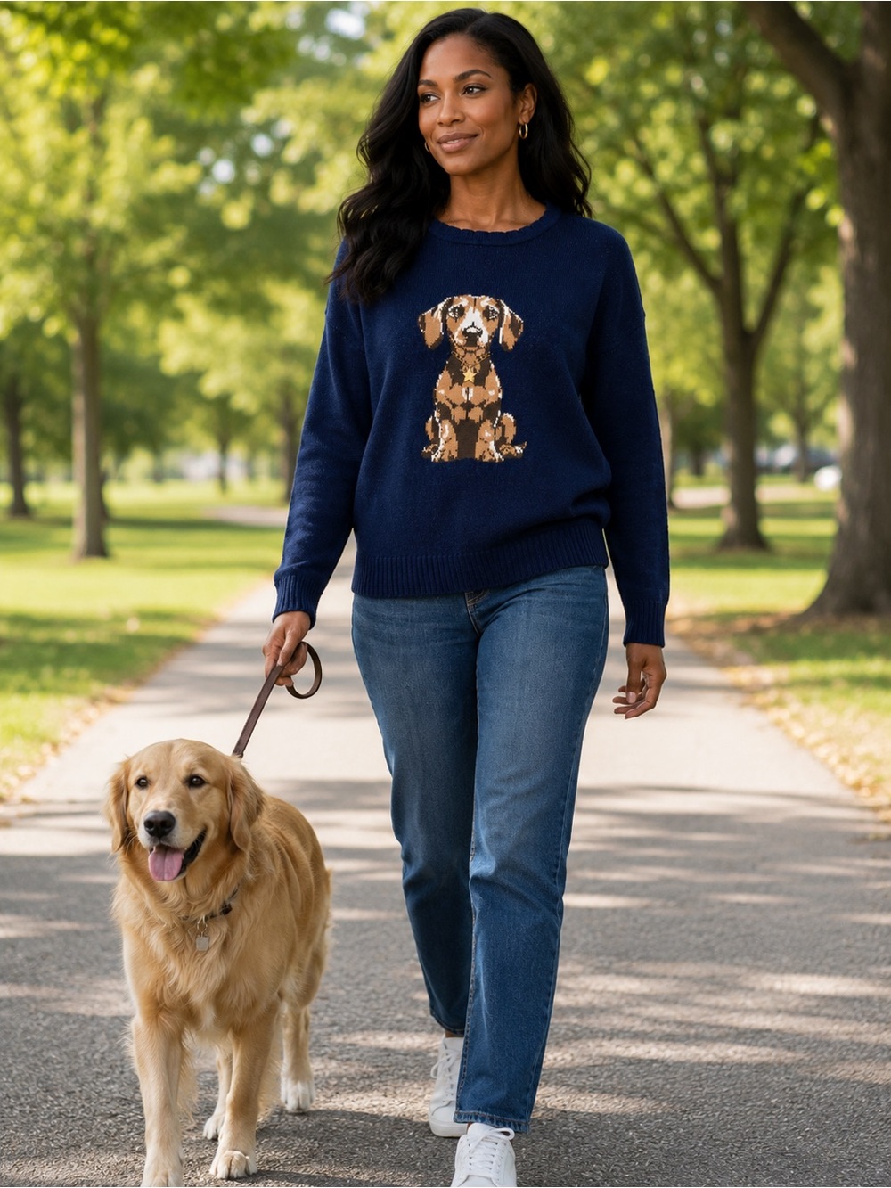 🐶 Adorable Dog Graphic Knit Sweater – NWOT 🐶 - Picture 4 of 6